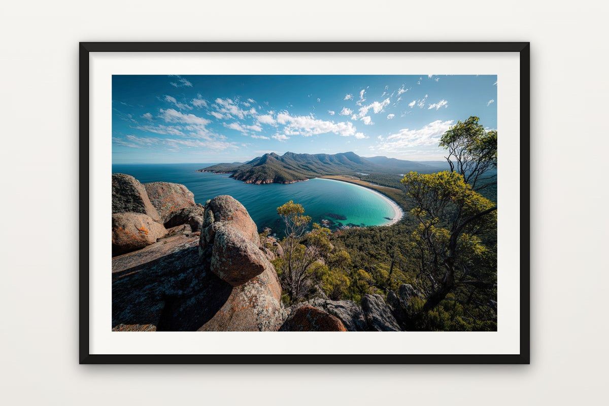 Wineglass Bay wall art print – Wineglass Bay, Freycinet National Park, Tasmania