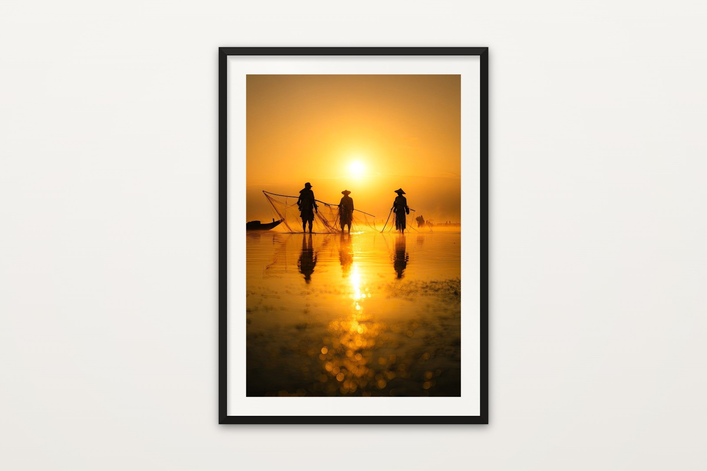 Fishermen at Sunset