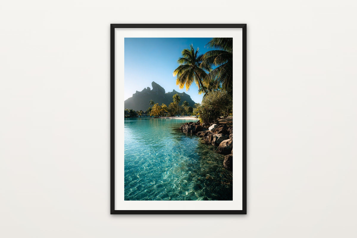 Bora Bora Lagoon II wall art print – The tropical lagoon of Bora Bora, French Polynesia