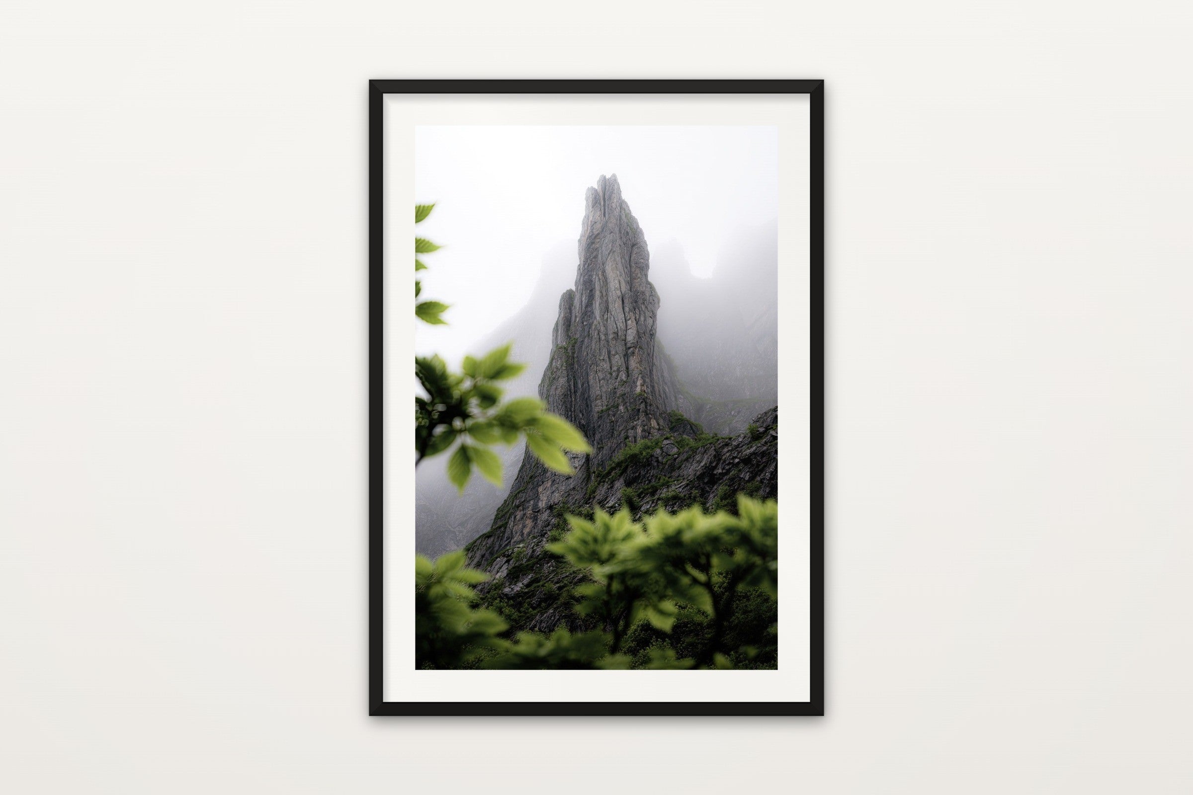 Spire Through Leaves