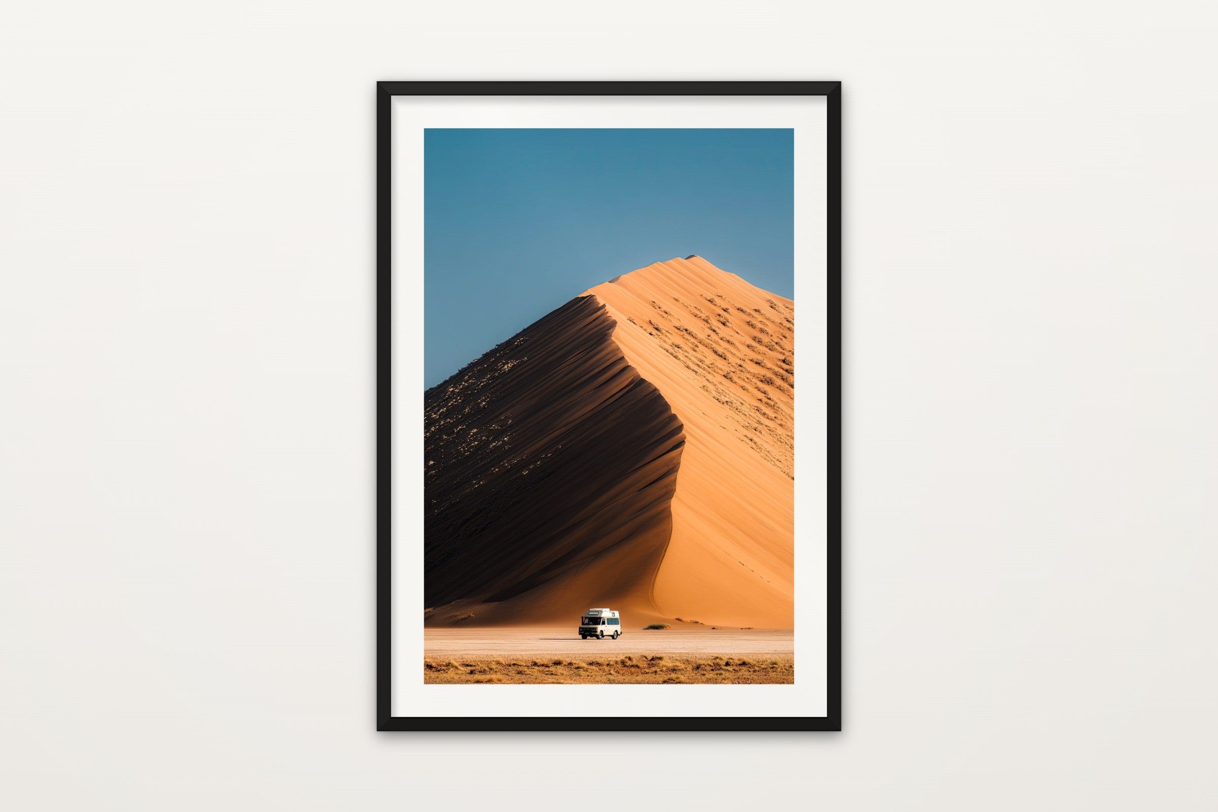 Van in the Dunes