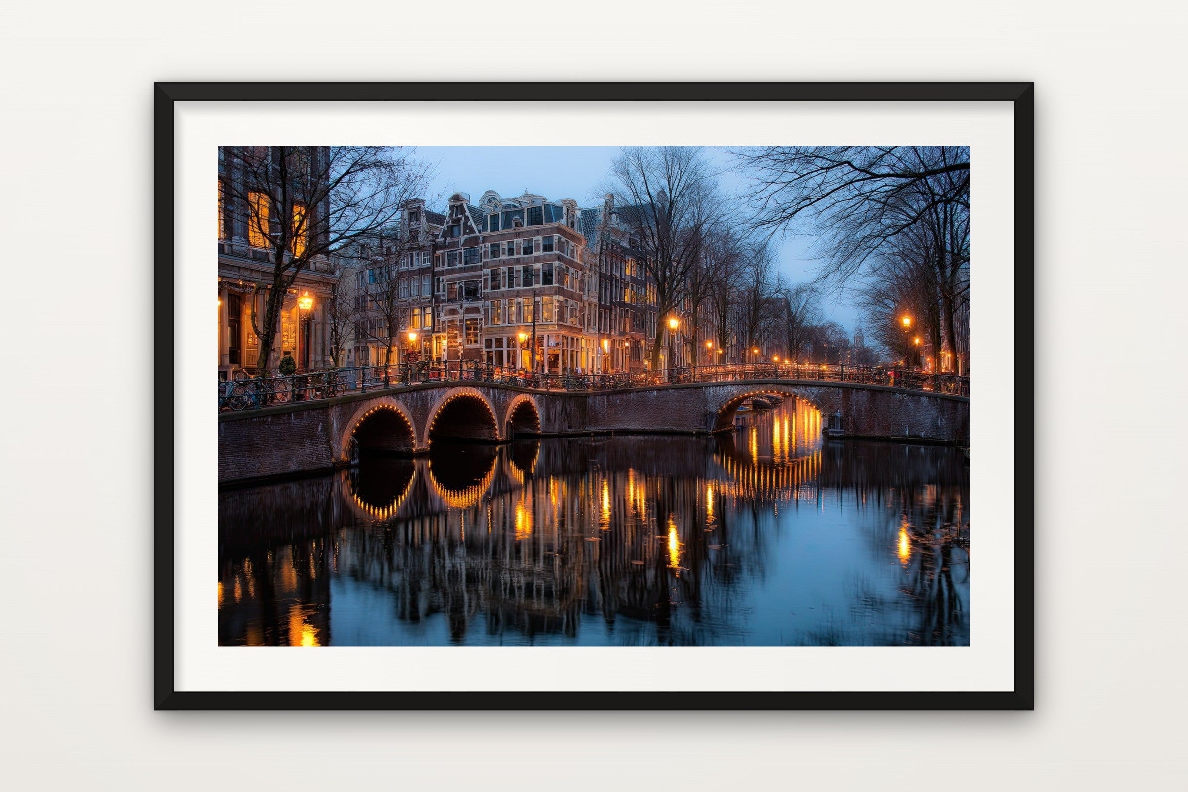 Amsterdam Canal at Night