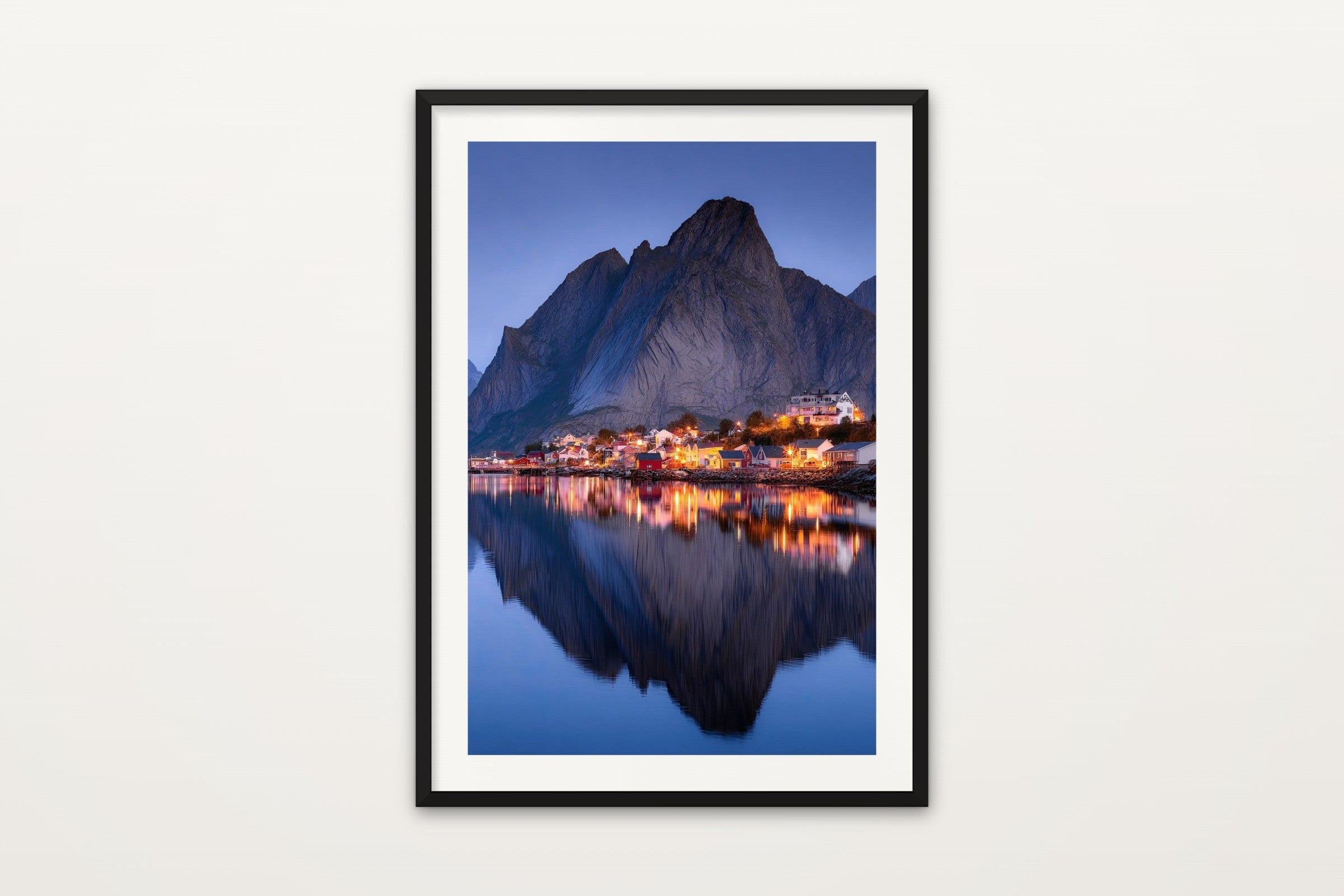 Reine at Blue Hour