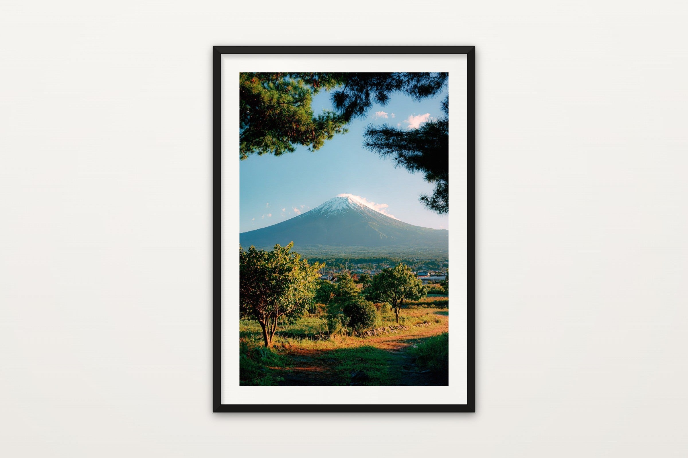 Fuji over the Countryside