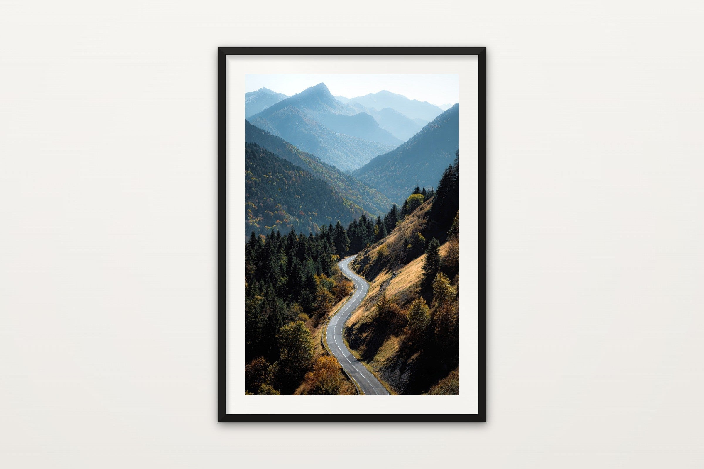 Pyrenees Mountain Road