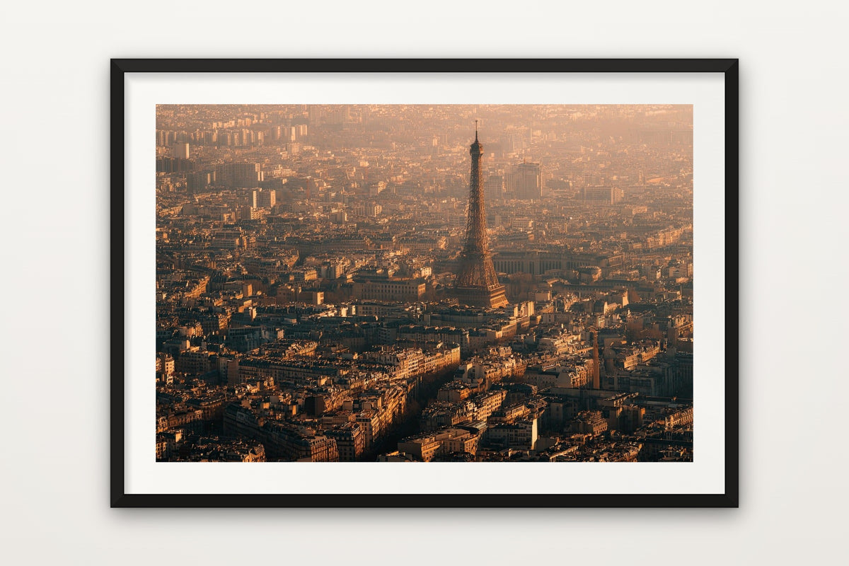 Paris Skyline wall art print – The Paris skyline and Eiffel Tower, France
