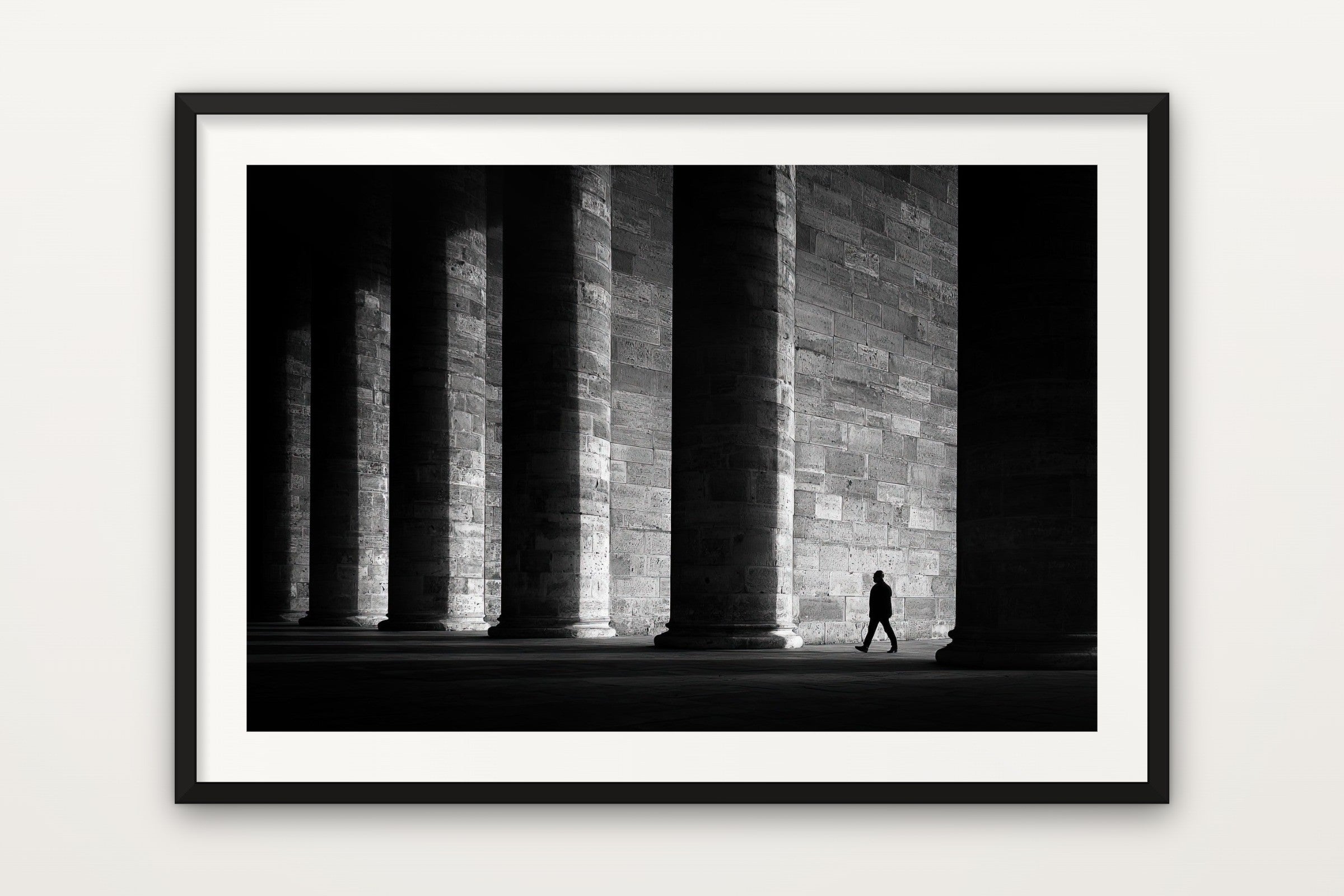 Figure in the Colonnade