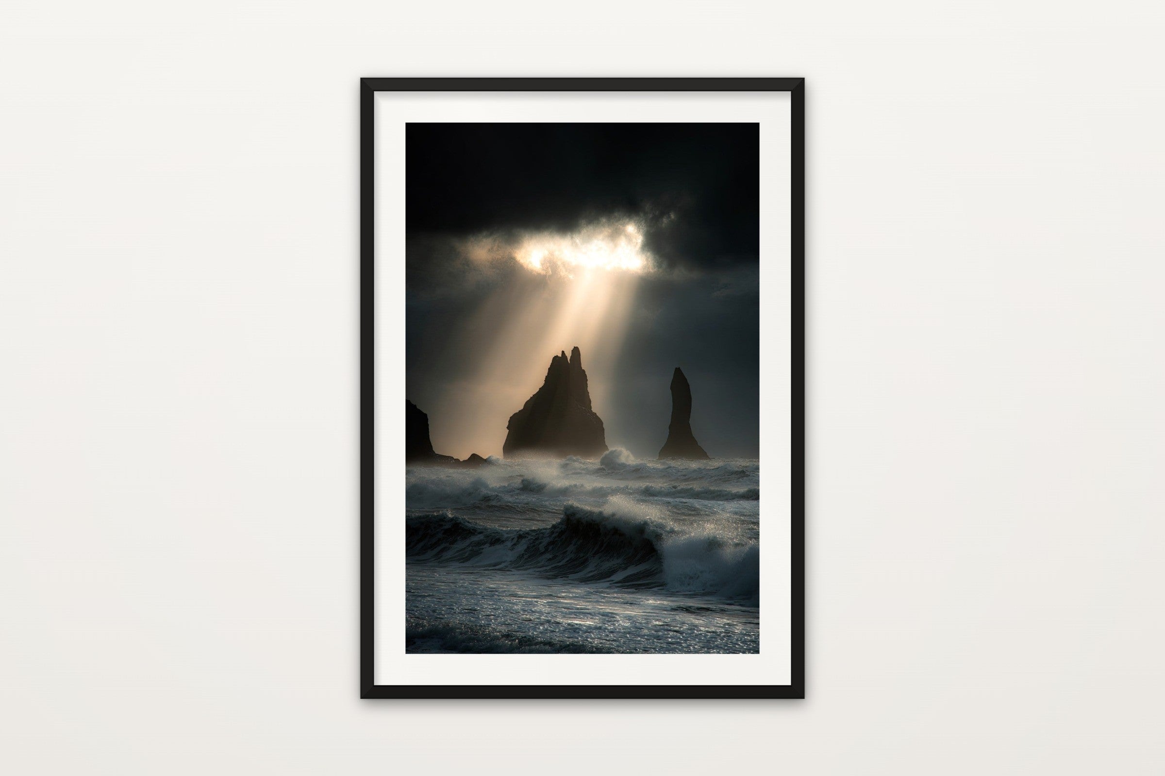 God Rays over Reynisdrangar