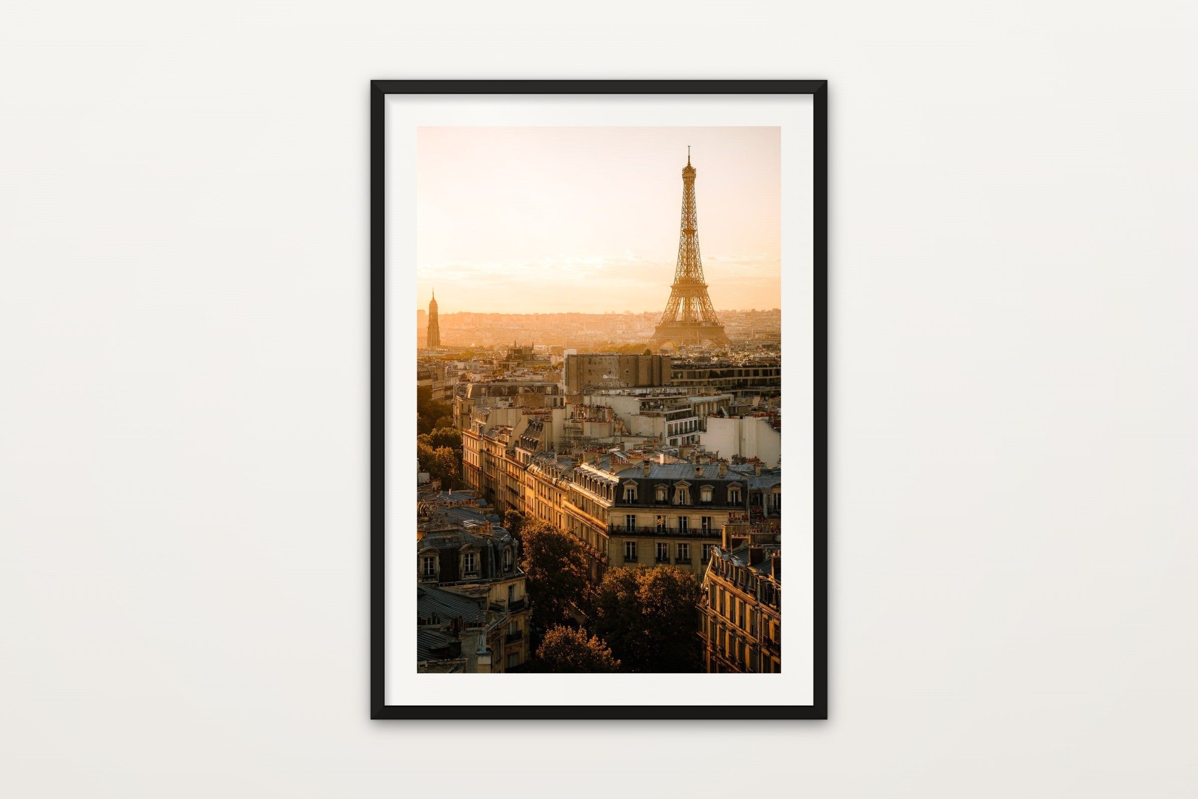 Paris Rooftops in Amber