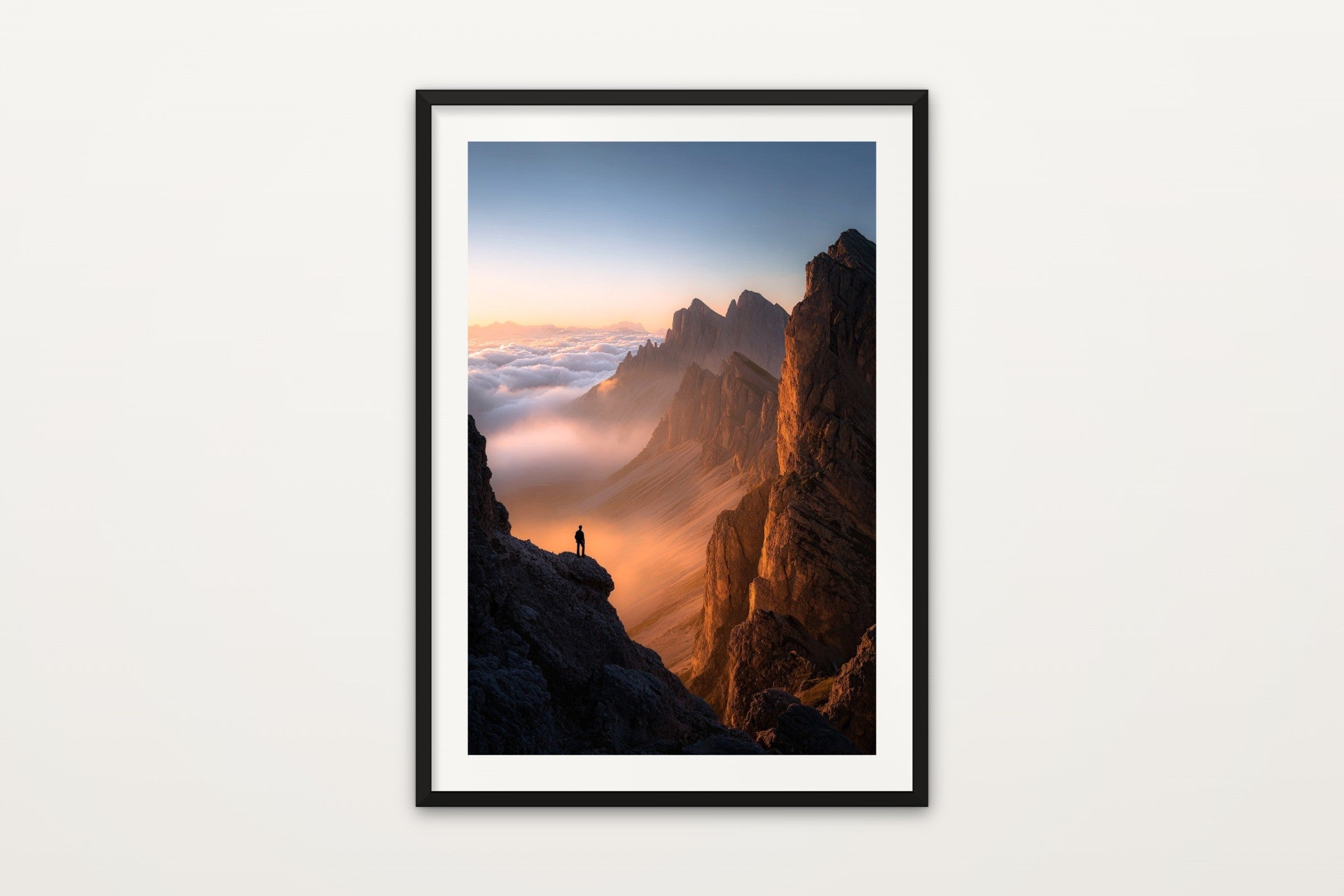 Hiker Above the Clouds