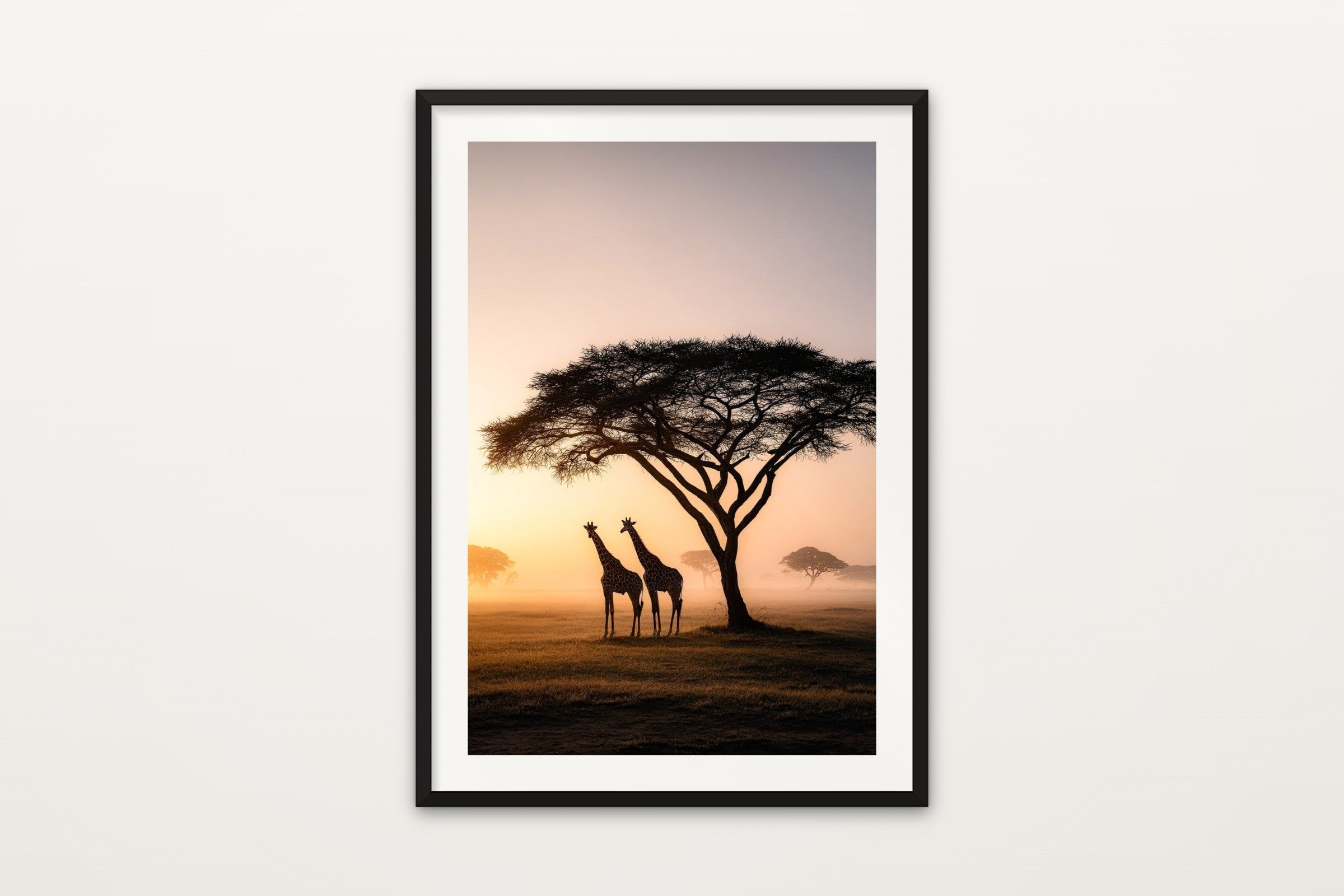 Giraffe at Sunset