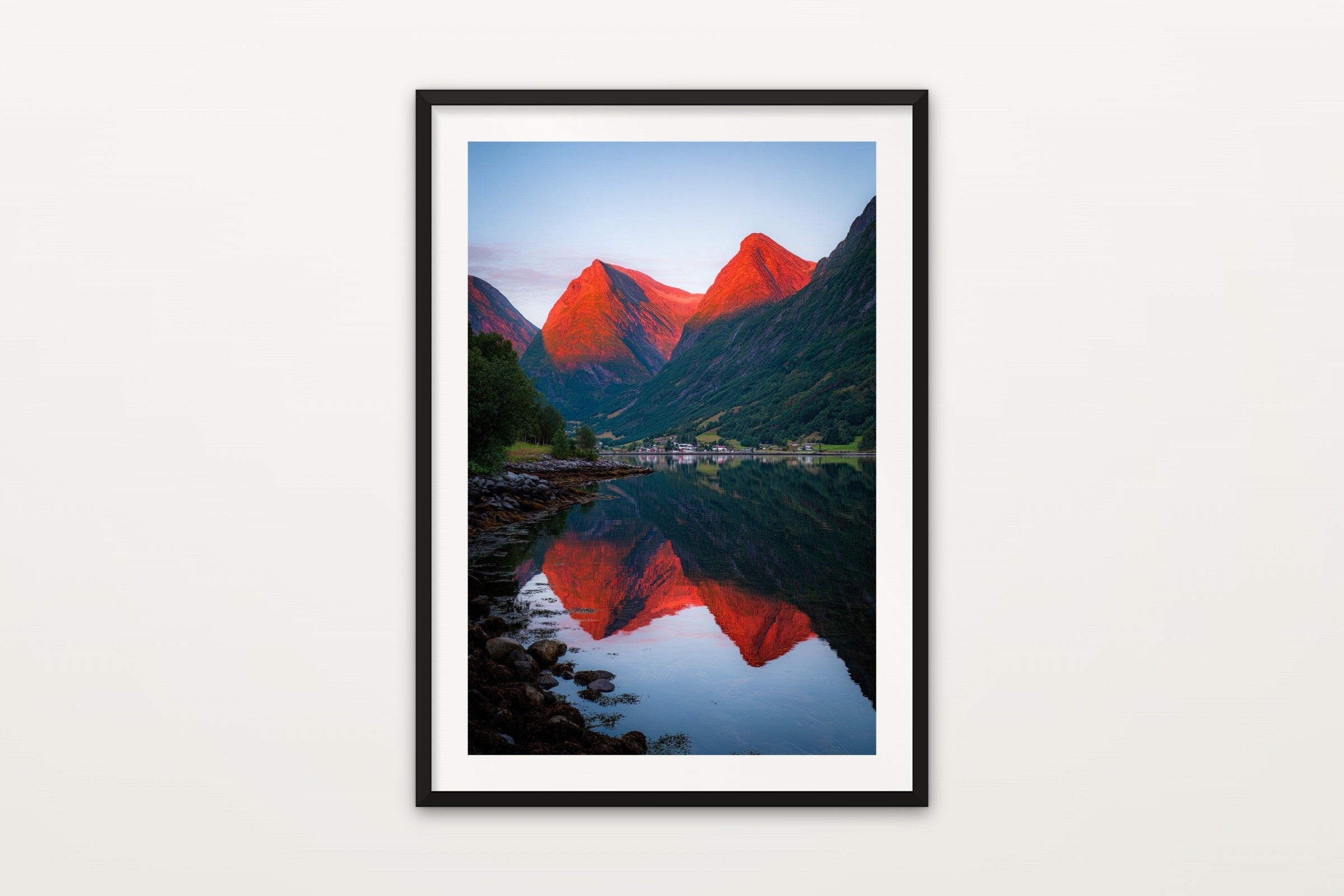 Geirangerfjord in Red